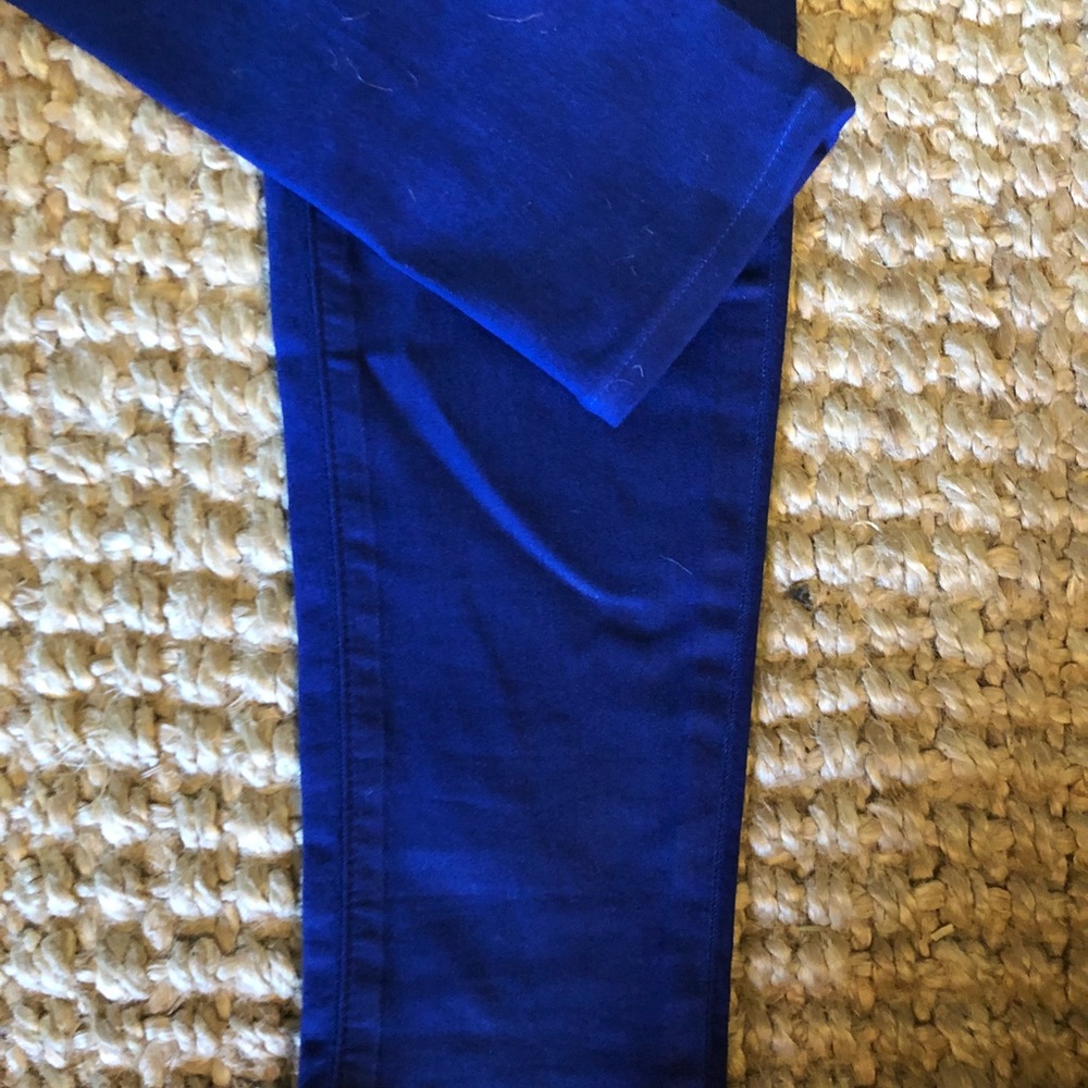 J brand bright blue jeans!